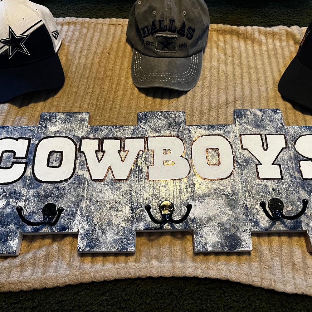 Sports teams, hook rack